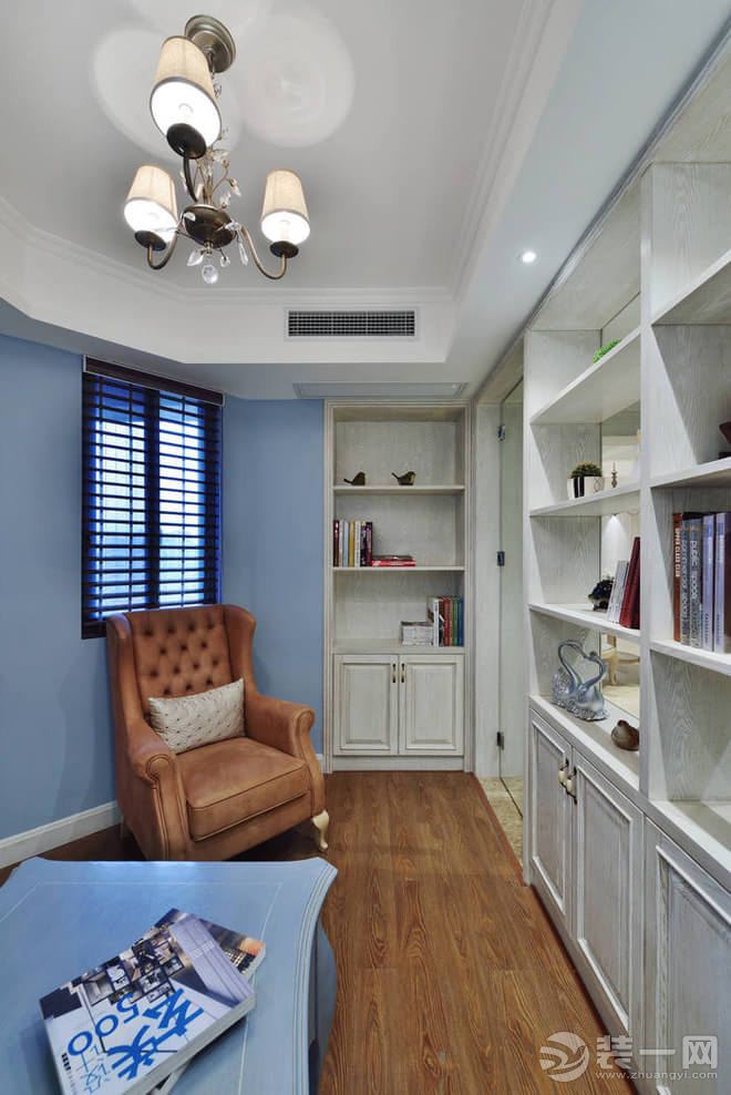 23万硬装110平米小美式风格 三室两厅两卫装