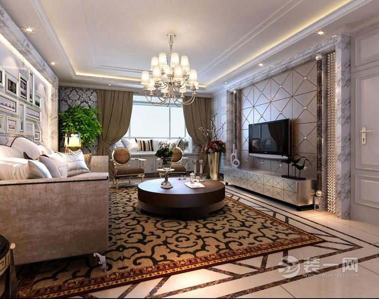 2016年最流行的客厅电视背景墙装修效果图