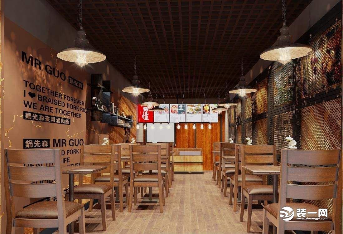 2018快餐店装修效果图大全实木宜家衣柜图片