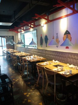 【苏州镌世装饰】火锅店装修设计完工效果图