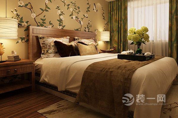 东南亚风格三居室装修效果图