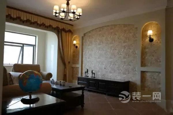 96平米温馨美式风格小两居装修完工实景图